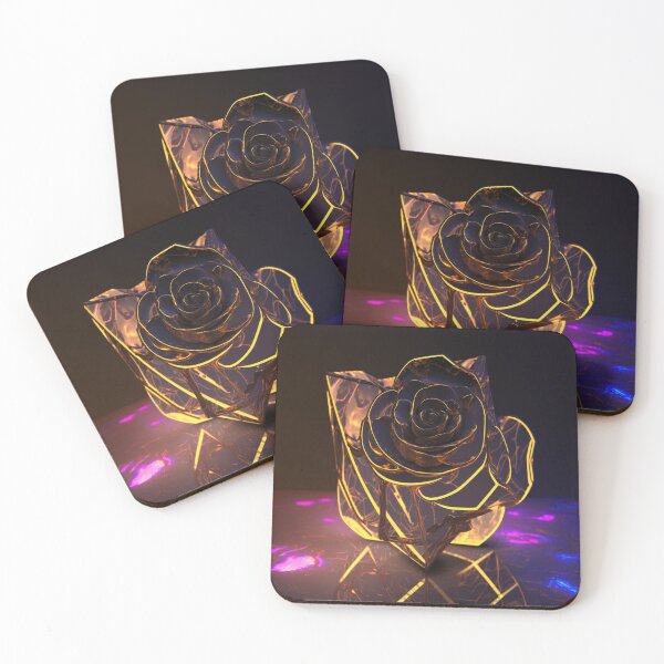 Item preview, Golden Neon Rose designed and sold by VhsNeon.