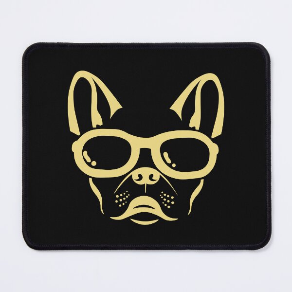 Item preview, golden French bulldog head designed and sold by andrew JOHNSEN.