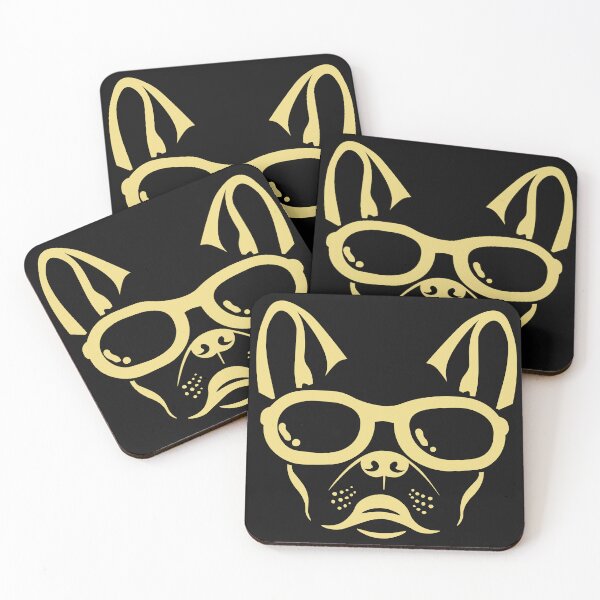 Item preview, golden French bulldog head designed and sold by andrew JOHNSEN.