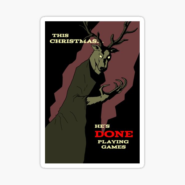 Reindeer Games Sticker