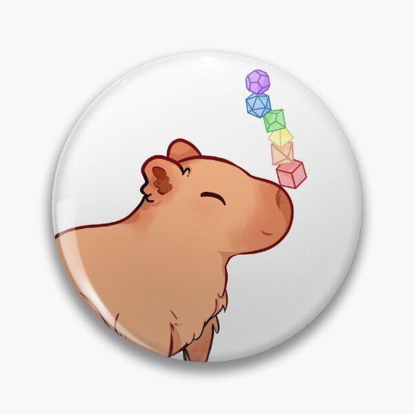 Item preview, Capybara And Dice designed and sold by AnnNeedSleep.