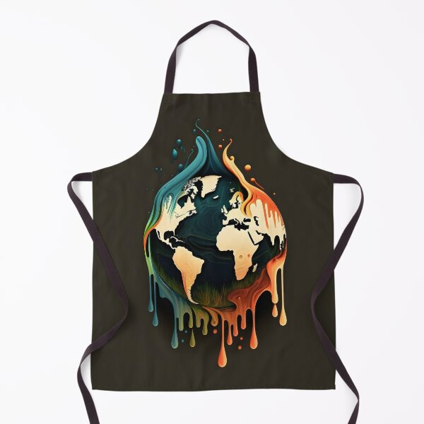 Item preview, Melting Earth - Dripping Paint designed and sold by AgitProPrints.