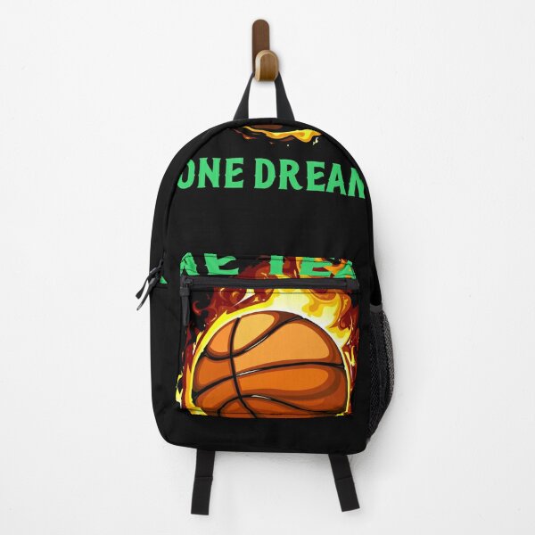 Backpack with clearance basketball net