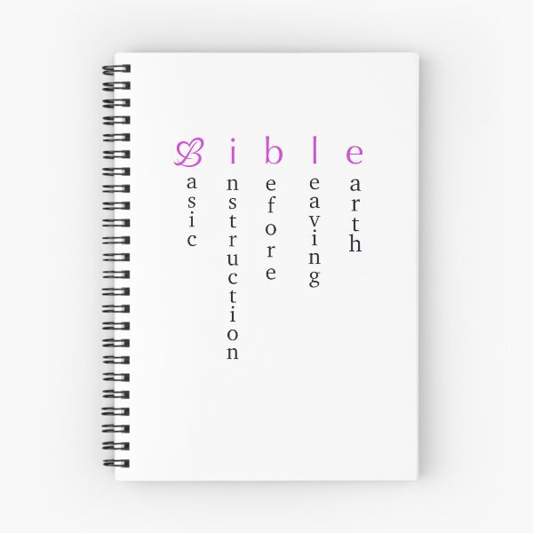 Item preview, Bible Acronym designed and sold by Nicole DeAngelis Art .
