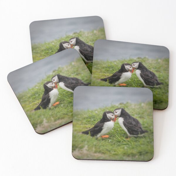 Item preview, Two Puffins In Love designed and sold by heidipics.
