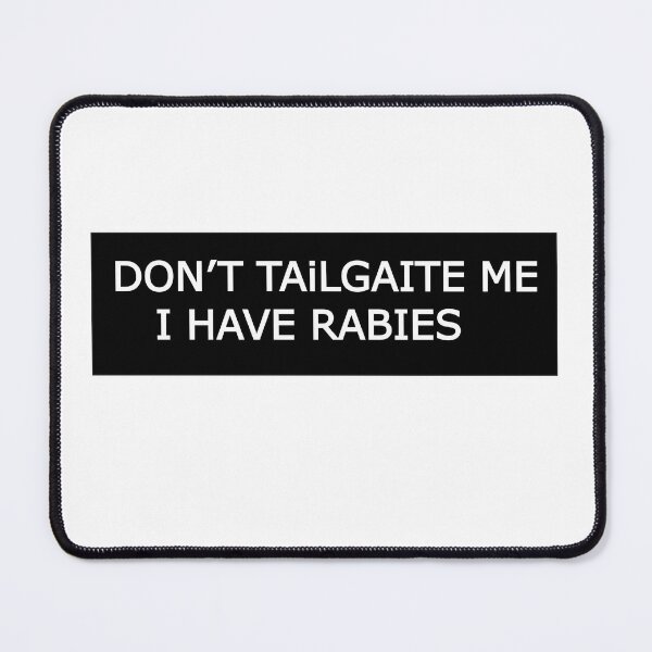 Item preview, I HAVE RABIES - BLACK BUMPER STICKER designed and sold by artzaka.