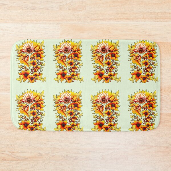 Item preview, Summer Flowers and Golden Butterflies designed and sold by LoneAngel.