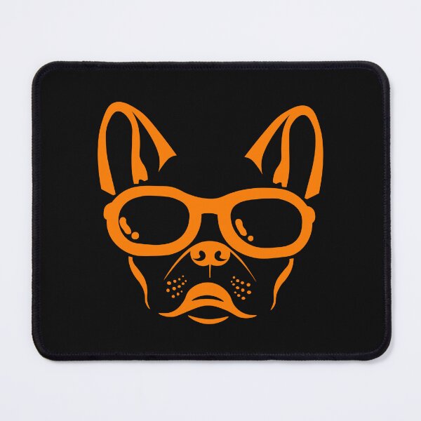 Item preview, orange French bulldog head designed and sold by andrew JOHNSEN.