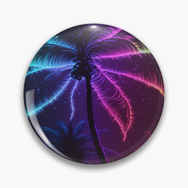 Item preview, Neon Synthwave Palms designed and sold by VhsNeon.