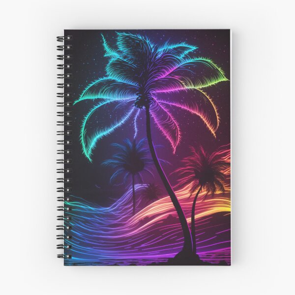 Item preview, Neon Synthwave Palms designed and sold by VhsNeon.