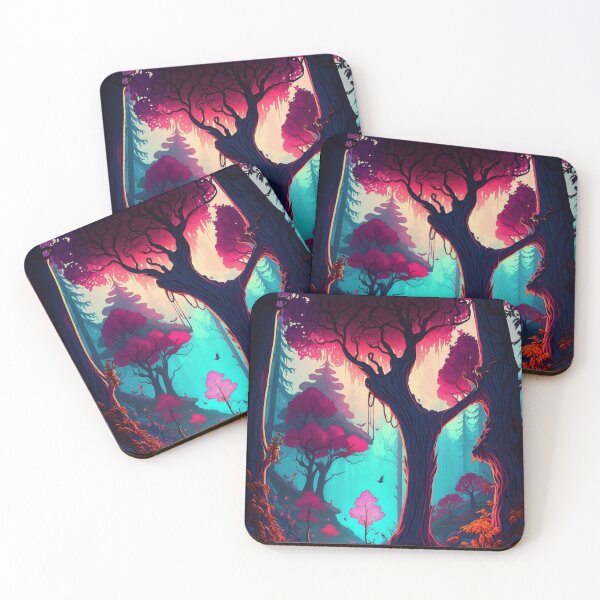 Item preview, Magical Pink Forest Path designed and sold by Scraponzo.
