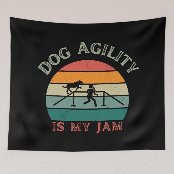 Item preview, Dog agility is my jam - agility is my passion in English designed and sold by PausePapote.
