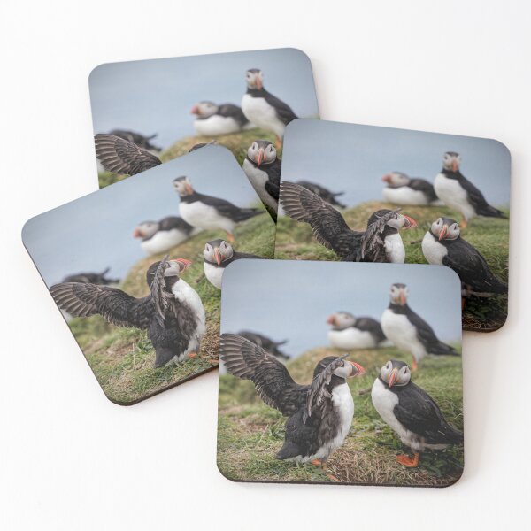 Item preview, Two Puffins Displaying designed and sold by heidipics.