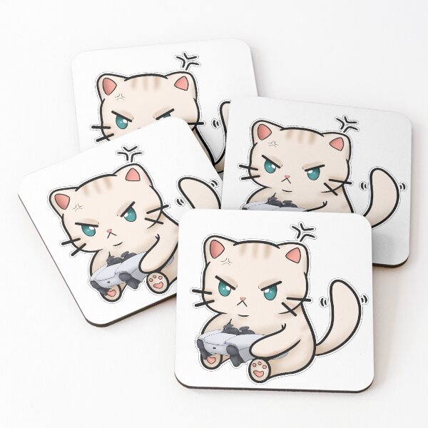 Item preview, rage kitty ps5 designed and sold by Drawersofdraw.