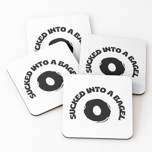 Item preview, Sucked Into a Bagel (Dark Font) designed and sold by 4CoolKats.