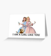 Barbie Princess and the Pauper Greeting Card
