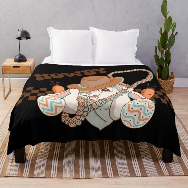 Item preview, Howdy! Cute Easter Bunny Cowboy designed and sold by printify.