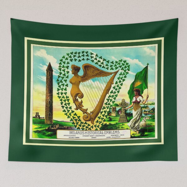 Item preview, Ireland's Historic Emblems & Good Luck Charms Vintage designed and sold by Earth Nature Creations.