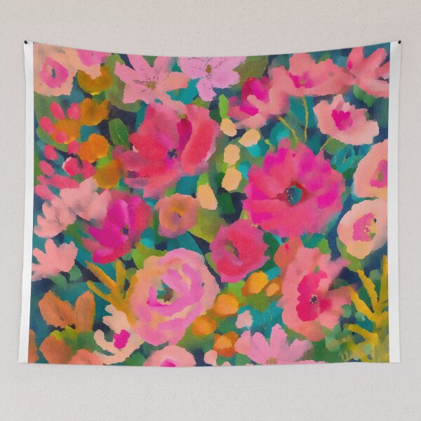 Item preview, Night Garden Floral Print designed and sold by Suzanne Allard Design.
