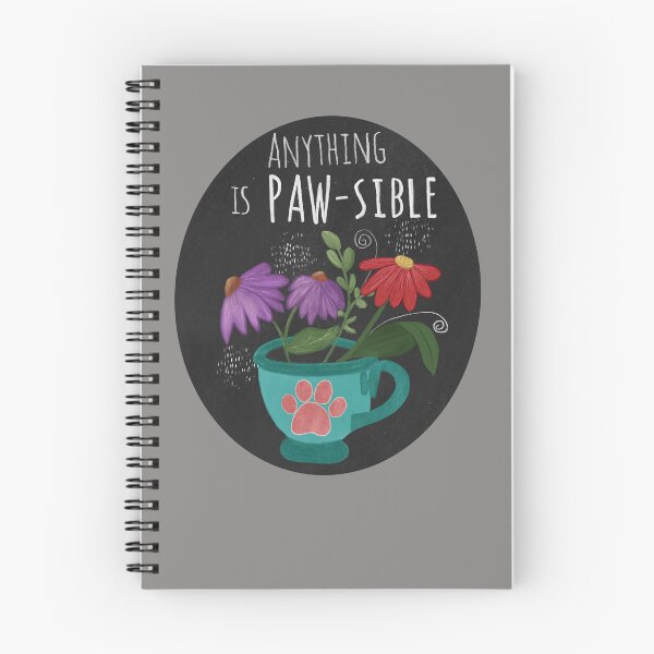 Item preview, Anything is Paw-sitive inspirational designed and sold by Cedarrue.