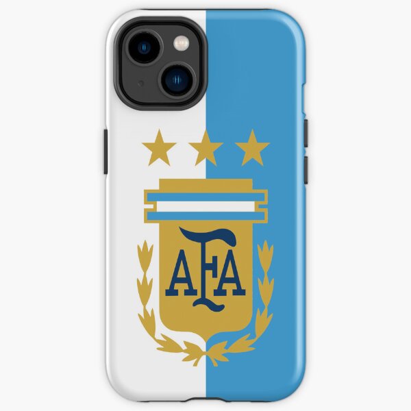 Argentinien-Logo mit Drei-Sterne-Weltmeisterschaft 2022 iPhone Robuste Hülle