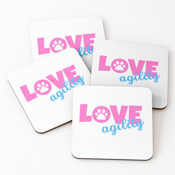 Item preview, Love agility in pink and blue designed and sold by PausePapote.