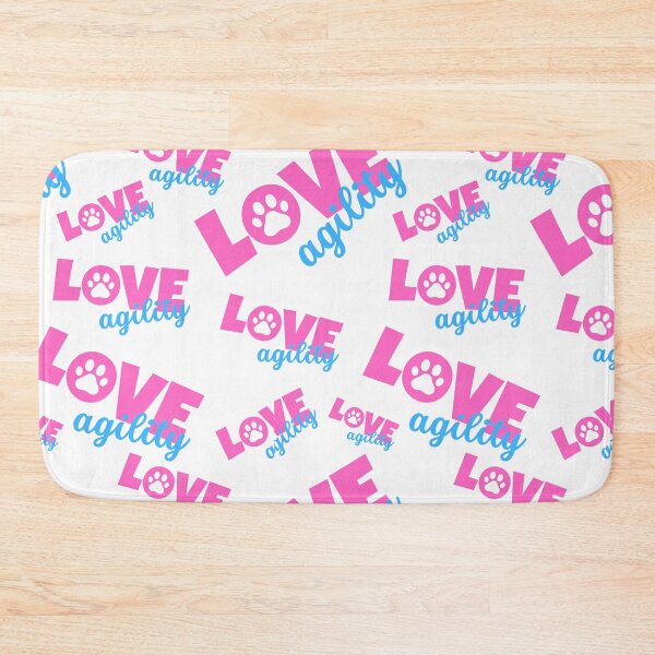 Item preview, Love agility in pink and blue designed and sold by PausePapote.