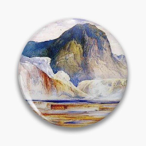 Item preview, Hot Springs -upper Pools by Thomas Moran designed and sold by tomorrowsart.