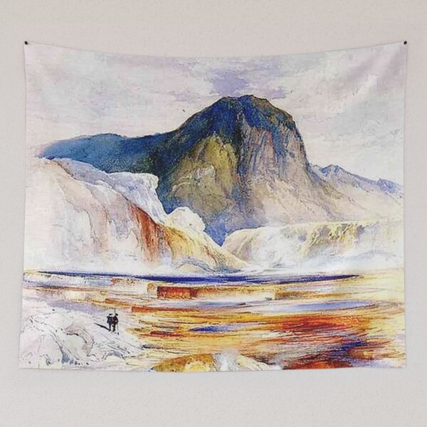 Item preview, Hot Springs -upper Pools by Thomas Moran designed and sold by tomorrowsart.
