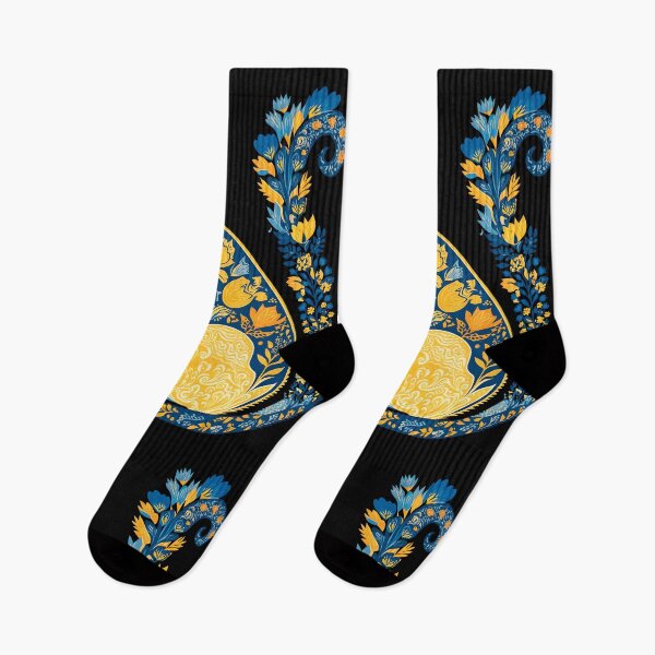 Item preview, Ukrainian  Cat Cute Floral Vintage Ukraine Flag & Vyshyvanka designed and sold by SecretDicer.