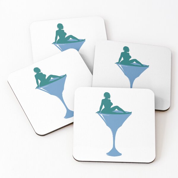 Item preview, Chica sexy en copa de martini designed and sold by MalkyTea.