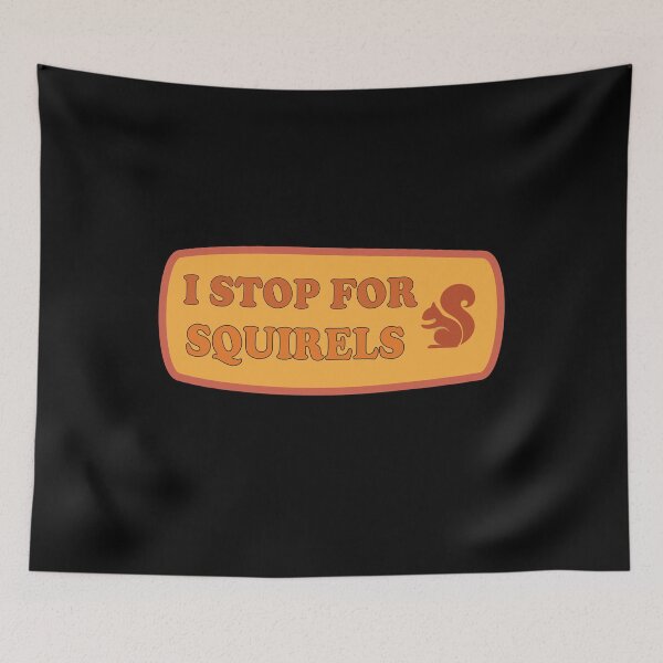 Item preview, I Stop For Squirrels Bumper Sticker - Squirrel Sticker - Stickers for Car  designed and sold by artzaka.