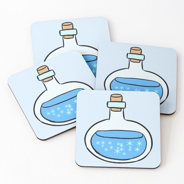 Item preview, Cute blue potion bottle designed and sold by Yarafantasyart.