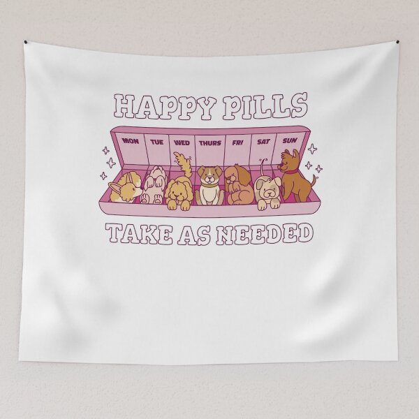 Item preview, Cute Dos Happy Pills Medicine Vet tech Cartoon designed and sold by MrEddie10.