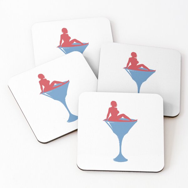 Item preview, Chica sexy en copa de martini designed and sold by MalkyTea.