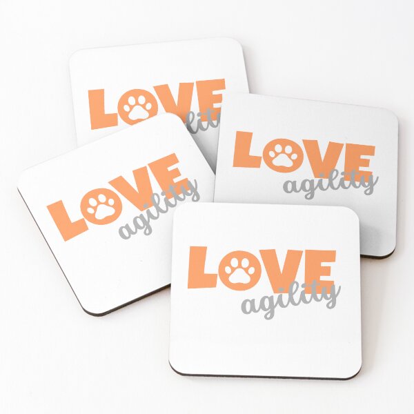 Item preview, Love agility in orange and gray designed and sold by PausePapote.