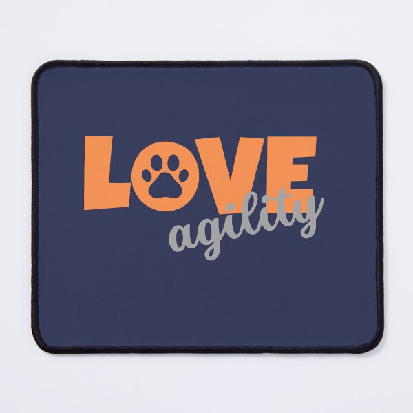 Item preview, Love agility in orange and gray designed and sold by PausePapote.