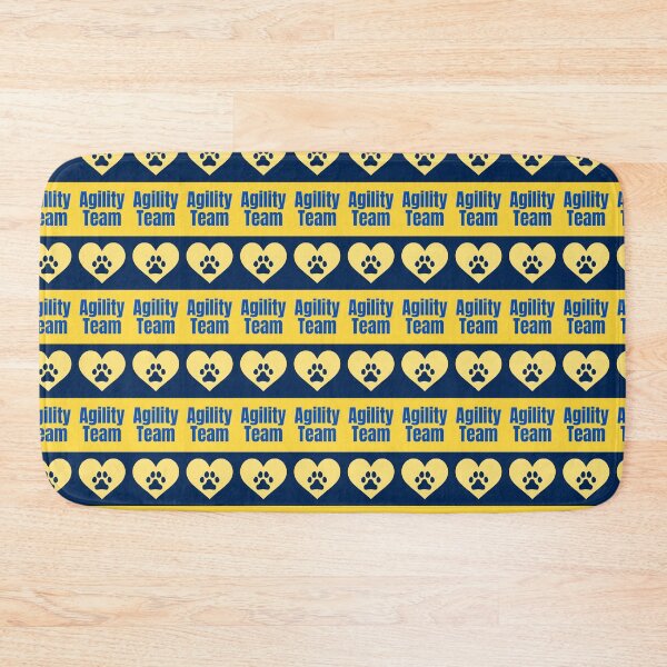 Item preview, Agility team in blue and yellow with a heart designed and sold by PausePapote.
