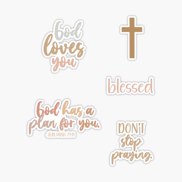 Cross Stickers, Religious Stickers with Cross, Christian Cross Stickers,  Jesus Stickers with Bible Verse, Relgious iPad Sticker Magnet for Sale by  crossesforever