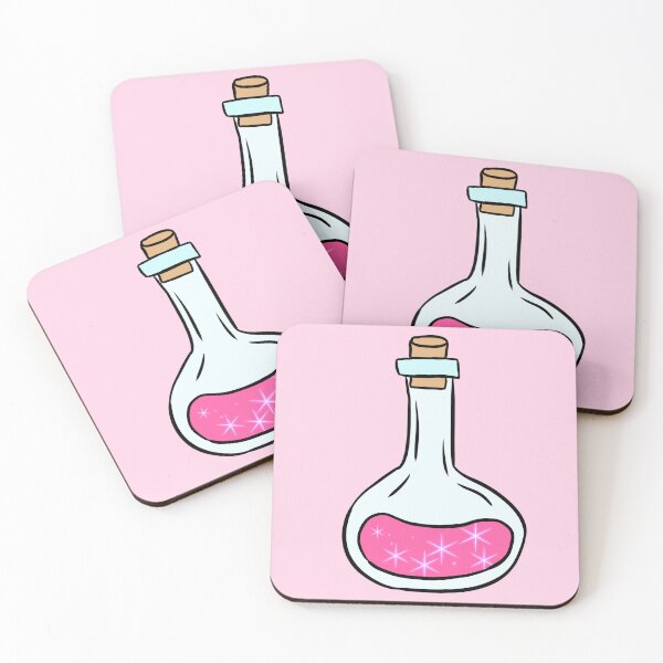 Item preview, Cute pink potion bottle designed and sold by Yarafantasyart.