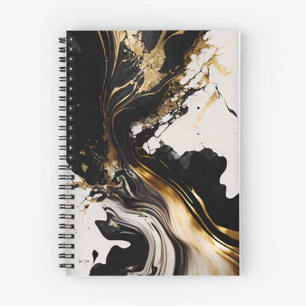 Item preview, Black and Gold Marble Splash designed and sold by Torii Studio.