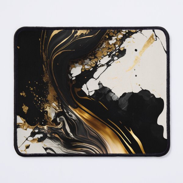Item preview, Black and Gold Marble Splash designed and sold by Torii Studio.