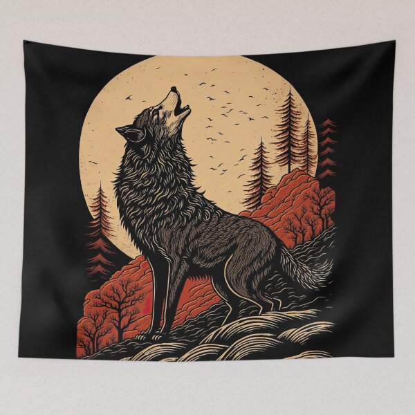 Item preview, Timberwolf - Retro Japanese designed and sold by Odd World.