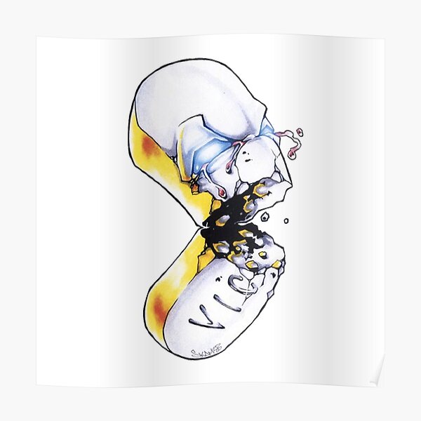 Eminem Vicodin Pill - Slim Shady LP Poster