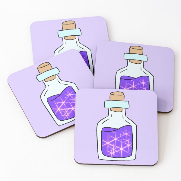 Item preview, Cute purple potion bottle designed and sold by Yarafantasyart.