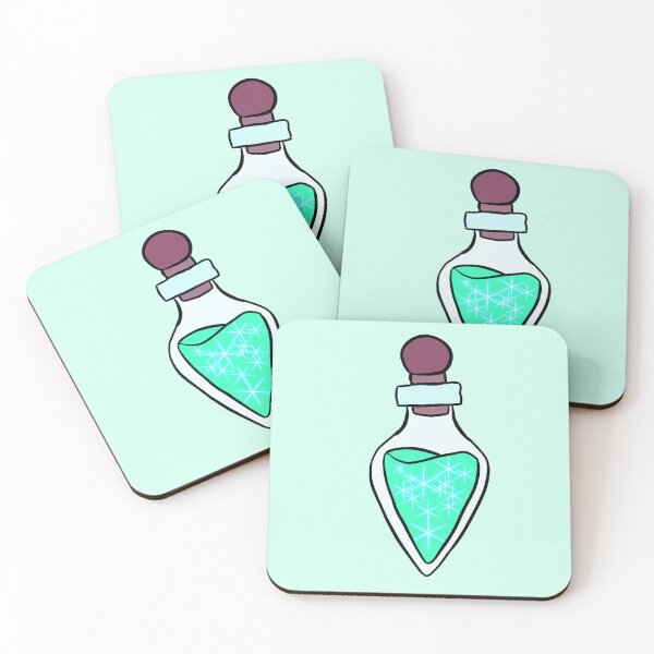 Item preview, Cute green potion bottle designed and sold by Yarafantasyart.