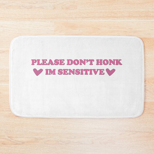 Item preview, Please Don't Honk I'm SENSITIVE Car Decals Funny Bumper designed and sold by artzaka.