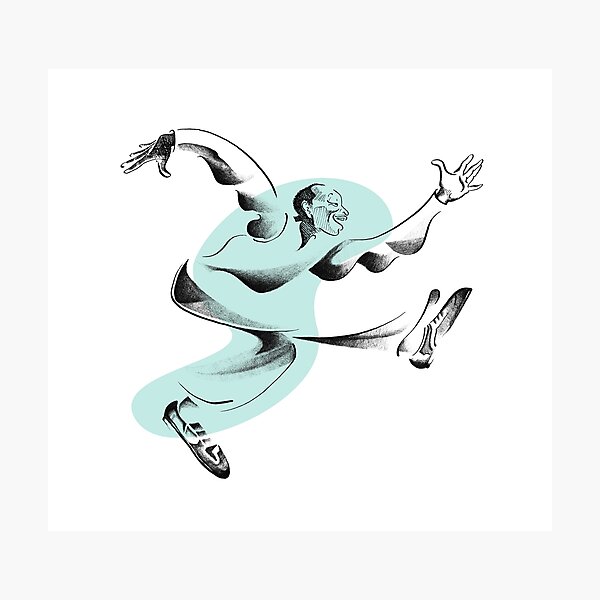 Lindy Hop Dancer, Frankie Manning Photographic Print