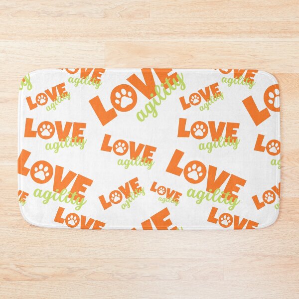 Item preview, Love agility in orange and green designed and sold by PausePapote.