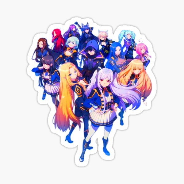 Chibi Delta The Eminence in Shadow Glossy Sticker Anime Waterproof